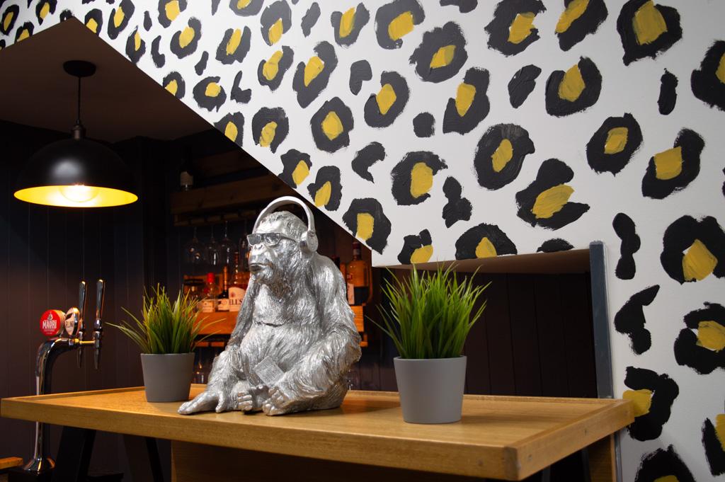 A cheeky monkey ornament and modern decor